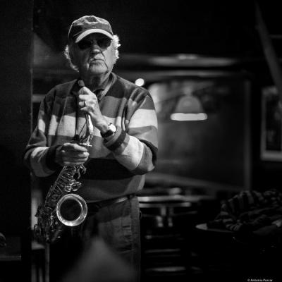 Lee Konitz (2016) in Jimmy Glass Jazz Club. Valencia.