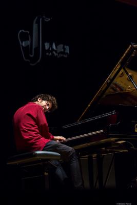 Albert Sanz at Jazz a poqueta nit 2017. Palau de la Música. Valencia