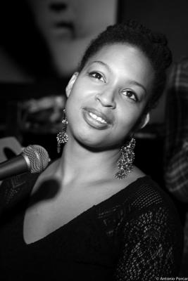 Erin Corine Johnson (2015) in Jimmy Glass Jazz Club. Valencia