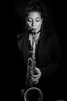 Berta Moreno (2017) in Jimmy Glass Jazz Club. Valencia.
