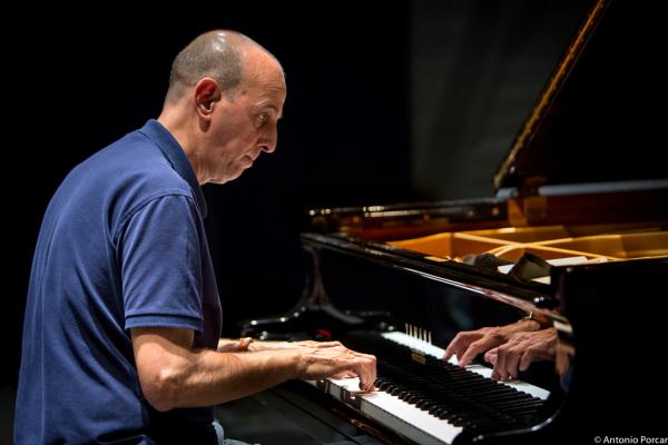 Agustí Fernández (2015) in Jazz Eñe 2015. Teatro Rialto. Valencia.