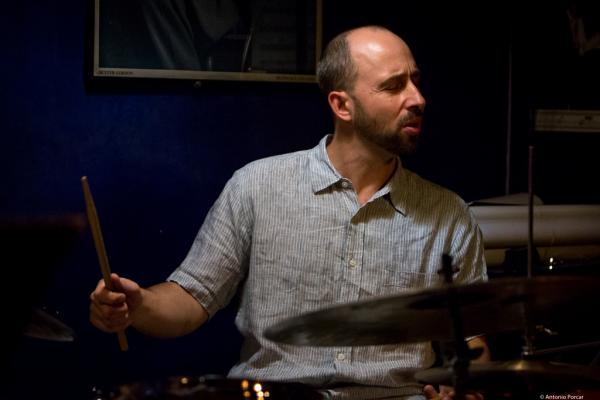 Harris Eisenstadt (2016) in Jimmy Glass Jazz Club. Valencia.