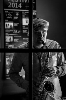 Benjamin Koppel (2015) in Jimmy Glass Jazz Club. Valencia