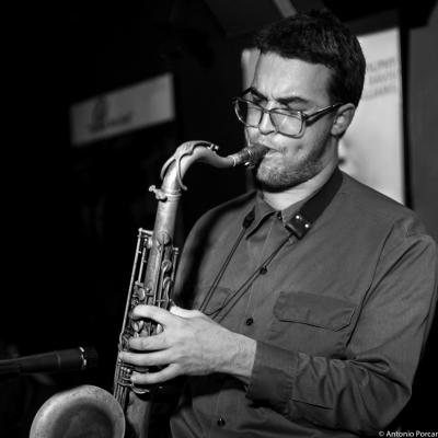 Ben Solomon (2015) in Jimmy Glass Jazz Club. Valencia