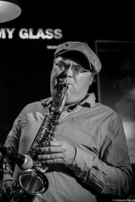 Benjamin Koppel (2015) in Jimmy Glass Jazz Club. Valencia