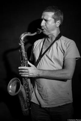 Assif Tsahar (2015) in Jimmy Glass Jazz Club. Valencia