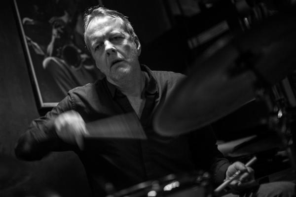 Tom Rainey (2016) in Jimmy Glass Jazz Club. Valencia.