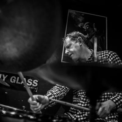 Andrew Bain at Jimmy Glass Jazz Club. Valencia, 2018.