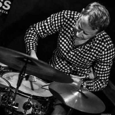 Andrew Bain at Jimmy Glass Jazz Club. Valencia, 2018.