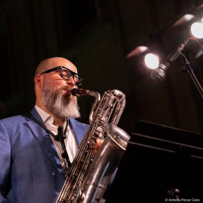 Artem Zhuliev at Festival de Jazz de Salamanca, 2024.