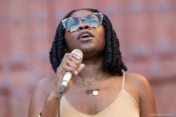 Ekep Nkwelle at Festival de Jazz de Santander, 2024.