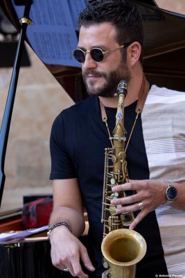 ​Francesco Cafiso at Festival de Jazz de Salamanca, 2023.