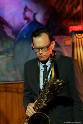 Frank Basile at Jazzcultural. NYC, 2026.