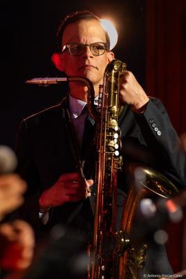 Frank Basile at Jazzcultural. NYC, 2026.