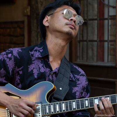 Hanif Abdurrahman Aziz at Castello's Jazz Bar. Certaldo Alto, 2025.