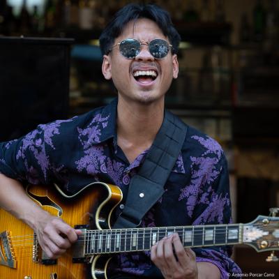 Hanif Abdurrahman Aziz at Castello's Jazz Bar. Certaldo Alto, 2025.