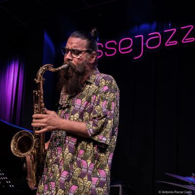 Javier Vercher en la Sede de Assejazz Sevilla, 2025