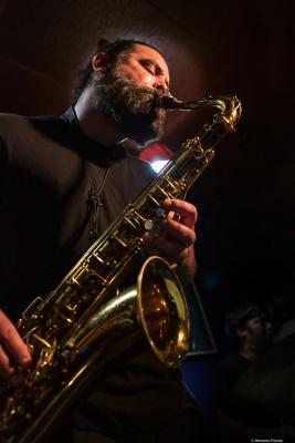 Javier Vercher (2019) at Jimmy Glass Jazz Club. Valencia.