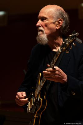 John Scofield. Memorial for Al Foster. St. Peter's Church, NYC, 2025.