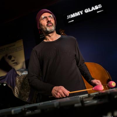 Jorge Rossy (2019) at Jimmy Glass Jazz Club. Valencia.