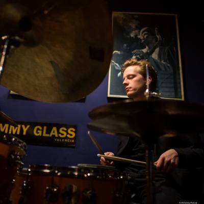 Karl-Henrik Ousbäck (2020) at Jimmy Glass Jazz Club. Valencia.