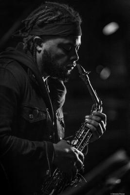 Logan Richardson (2017) at Jimmy Glass Jazz Club. Valencia.