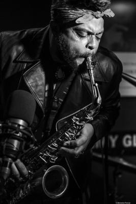 Logan Richardson (2018) at Jimmy Glass Jazz Club. Valencia.