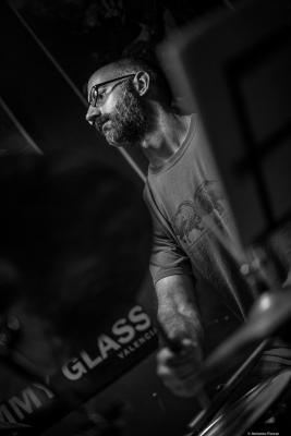 Mark Ferber (2017) at Jimmy Glass Jazz Club. Valencia.