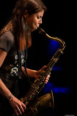 Melissa Aldana at Festival de Jazz de Valencia 2019.