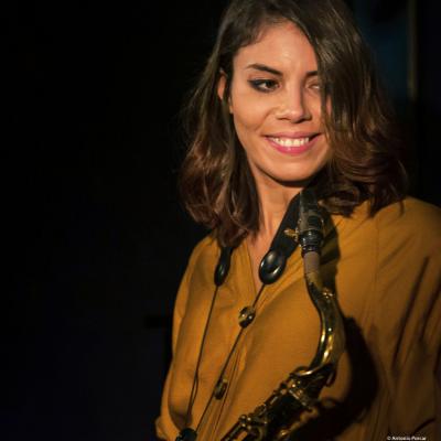 Melissa Aldana (2018) at Jimmy Glass, Jazz Club. Valencia.