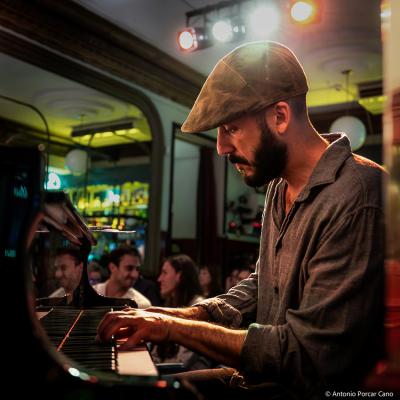 ​Pablo Gutierrez at Café Central. Madrid, 2025.