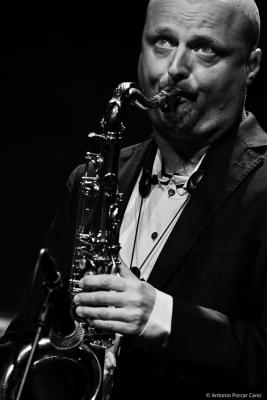 Radek Zapadlo at Jazzinec, 2026. Trutnov, Czech Republic.