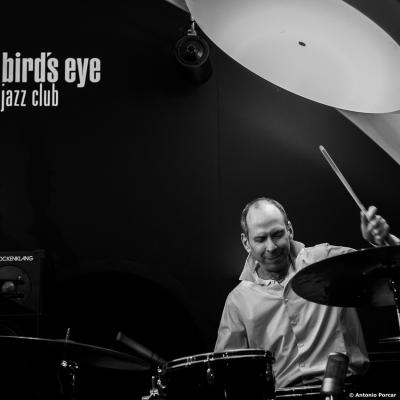 Rick Hollander at The Bird's Eye Jazz Club. Basel, 2023.