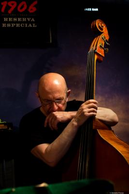 Rudi Engel (2016) in Jimmy Glass Jazz Club. Valencia.