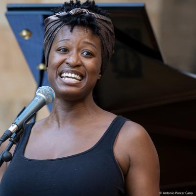 Shenel Johns at Festival de Jazz de Salamanca, 2025.