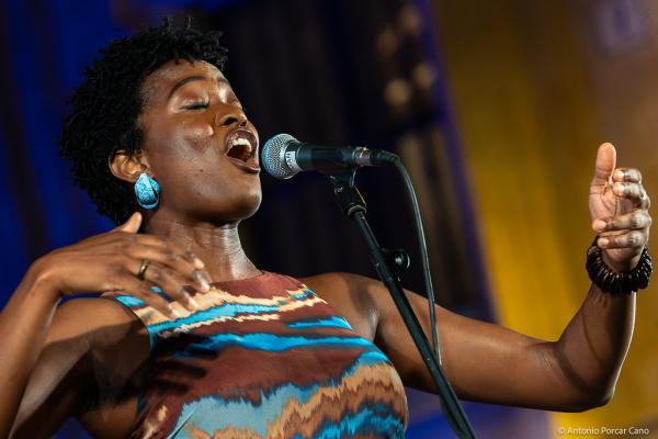 Shenel Johns at Festival de Jazz de Salamanca, 2025.