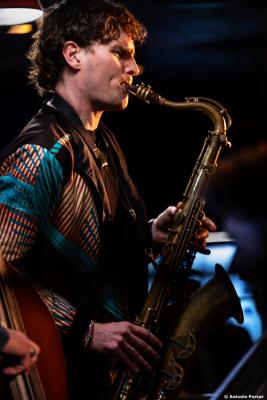 Tobias Meinhart at Jimmy Glass Jazz Club. Valencia, 2023.