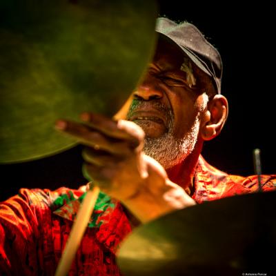 Victor Lewis at Begues Jazz Camp 2018.