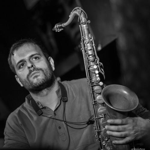 Enrique Oliver (2017) in Jimmy Glass Jazz Club. Valencia.