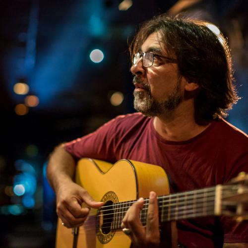 Agustín Carbonell el "Bola" (2017) at Jimmy Glass Jazz Club. Valencia.