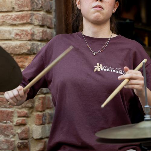 Alexia Harpa at Castello's Jazz Bar. Certaldo Alto, 2025.