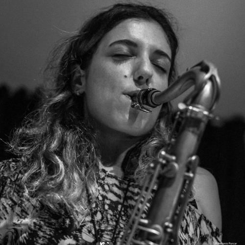 Clara Juan Soler (2017) at Café Mercedes Jazz Club. Valencia.