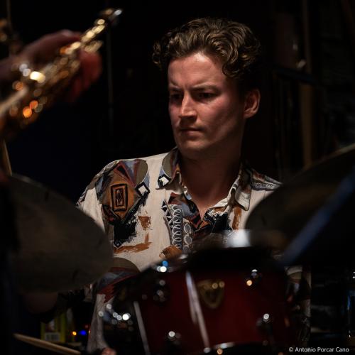 Jonas Backman at Jimmy Glass, 2025.