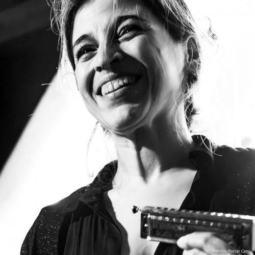 ​Raquel Vega at Café El Despertar. Madrid, 2024.