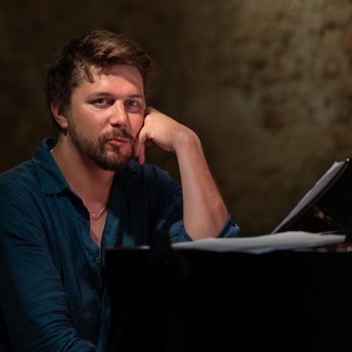 Will Barry at Castello's Jazz Bar. Certaldo Alto, 2025.