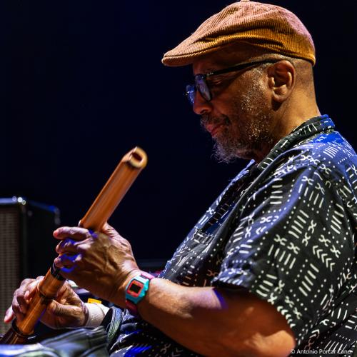William Parker at 28 Festival de Jazz Universidad de Sevilla. Espacio Turina, 2025.